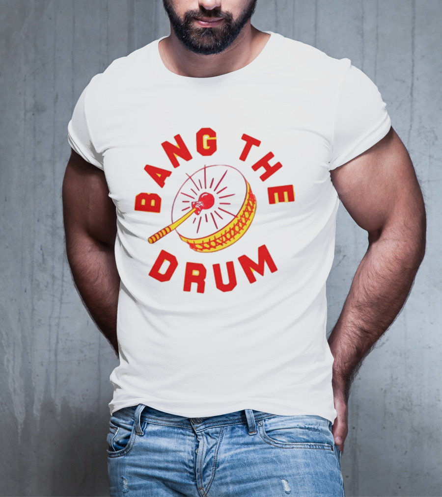 Bang The Drum Classic Percussion Icon T-Shirt
