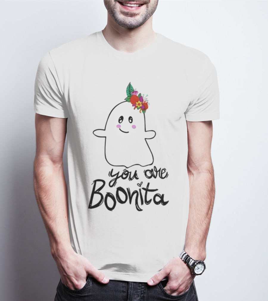 You Are Boonita Cute Ghost With Flower Crown T-Shirt