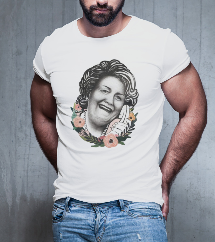 Hyacinth Bouquet With Floral Border And Telephone T-Shirt