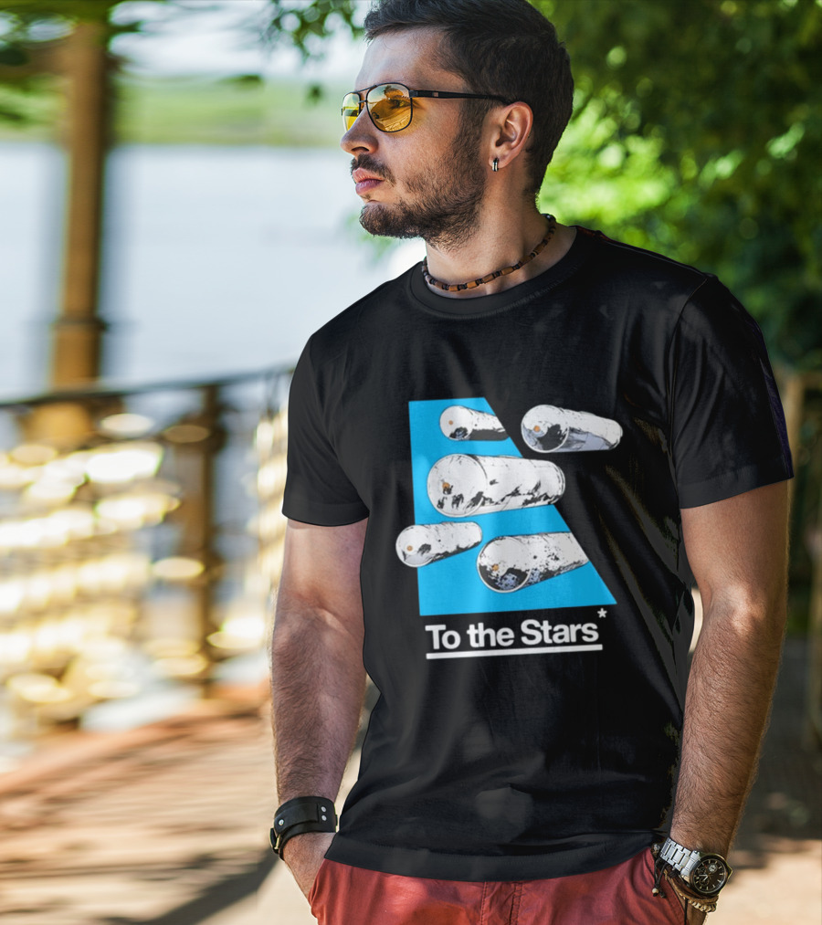 To The Stars Tic Tac Comic By Thomas Tenney T-Shirt