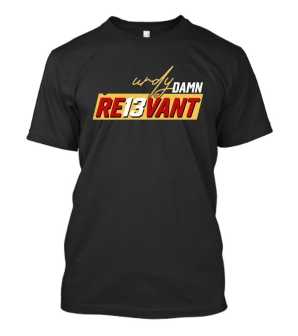 Purdy Damn RE13VANT Quarterback Number 13 Football T-Shirt
