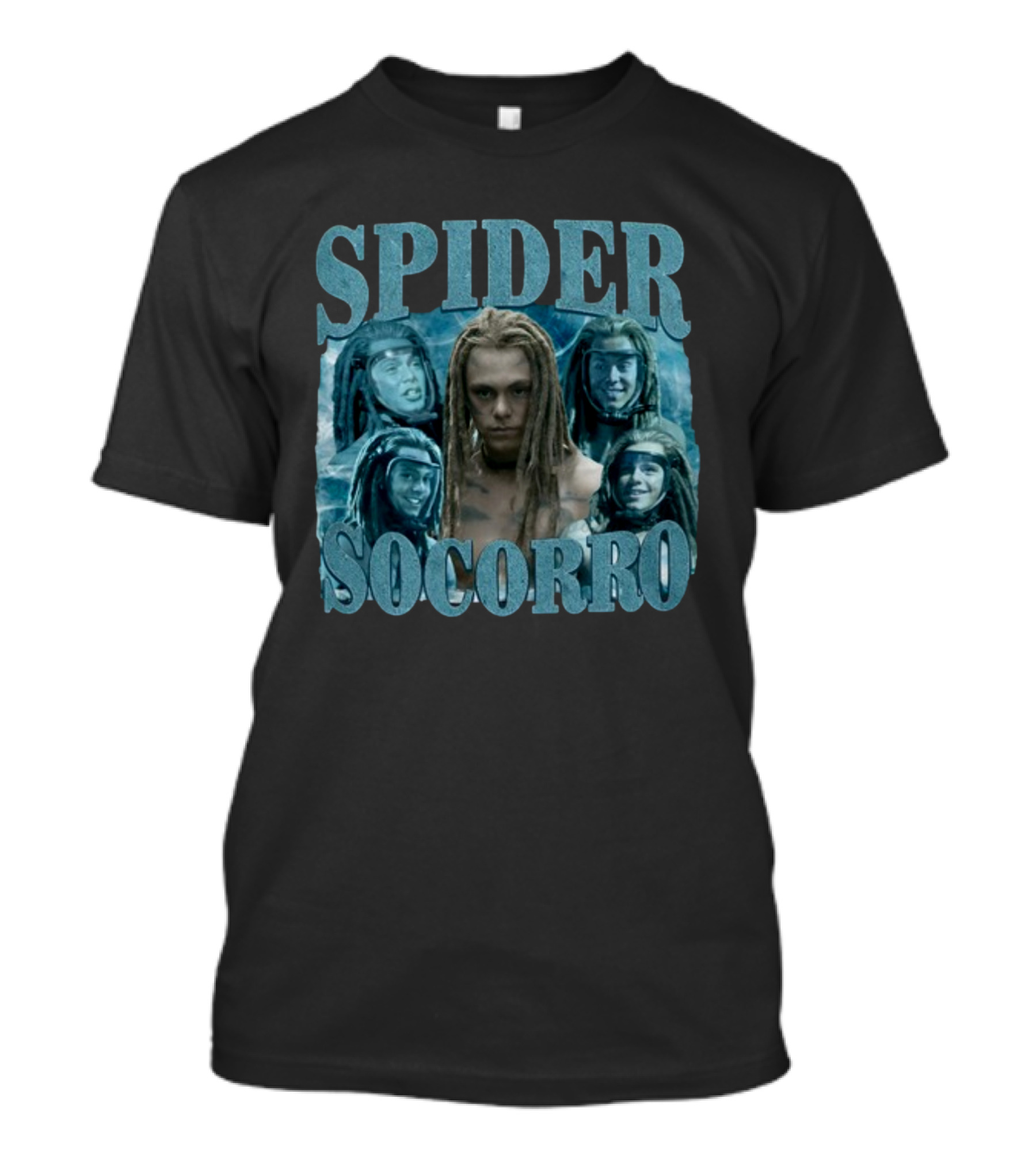 Spider Socorro Avatar Movie Character Collage T-Shirt