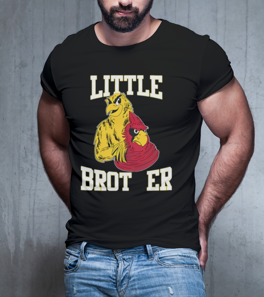LITTLE BROTHER Iowa Hawkeyes Iowa State Cyclones Rivalry T-Shirt