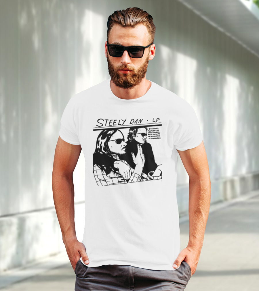 Steely Dan LP I Remember The Thirty Five Sweet Goodbyes When You Put Me On The Wolverine Up To Annandale Sunglasses T-Shirt