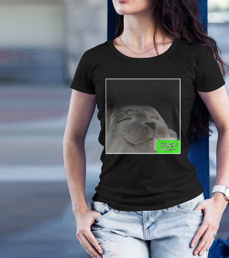 Bouncing DVD Hits Corner Idle Screen Meme Relaxed Seal T-Shirt