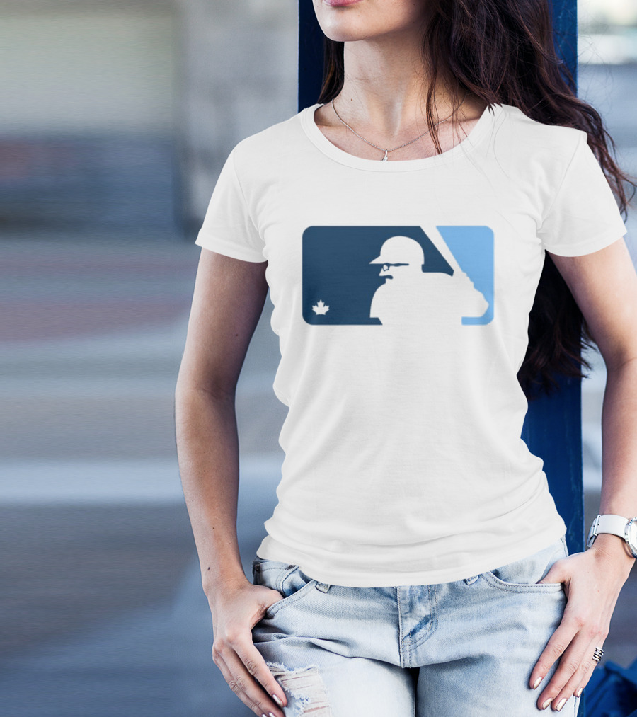 Davis Schneider's Babe Schneider Baseball Silhouette With Canadian T-Shirt