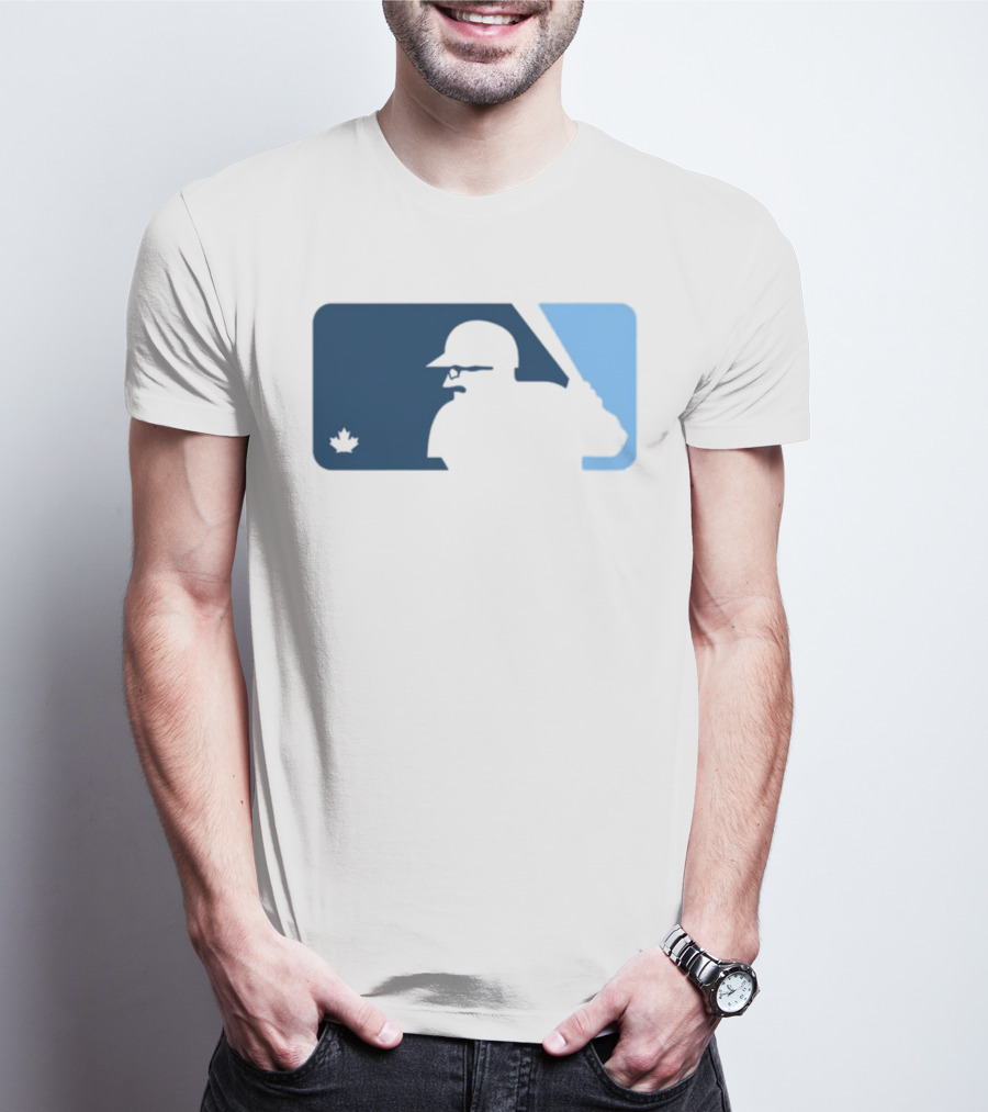 Davis Schneider's Babe Schneider Baseball Silhouette With Canadian T-Shirt