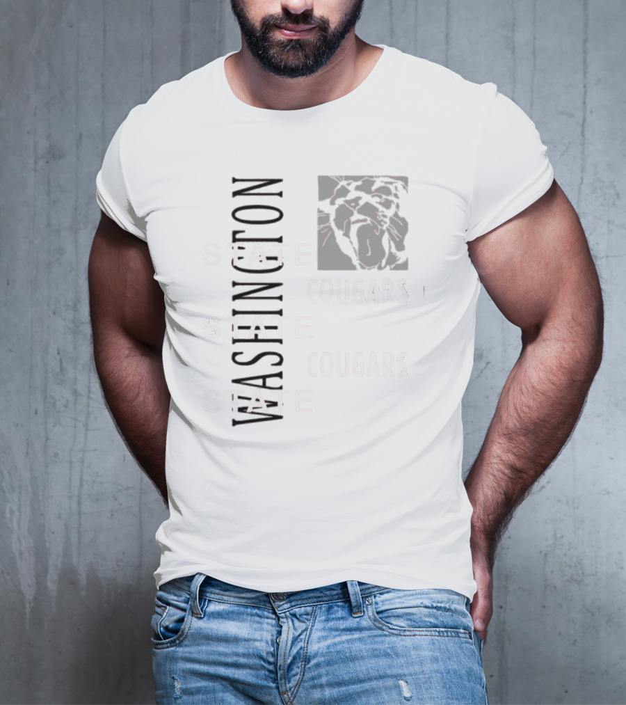 Washington State Cougars State Cougars State T-Shirt