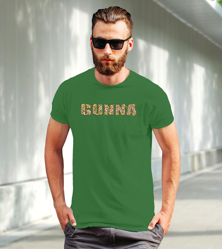 Gunna Wunna Floral Pattern Wun Night Only T-Shirt