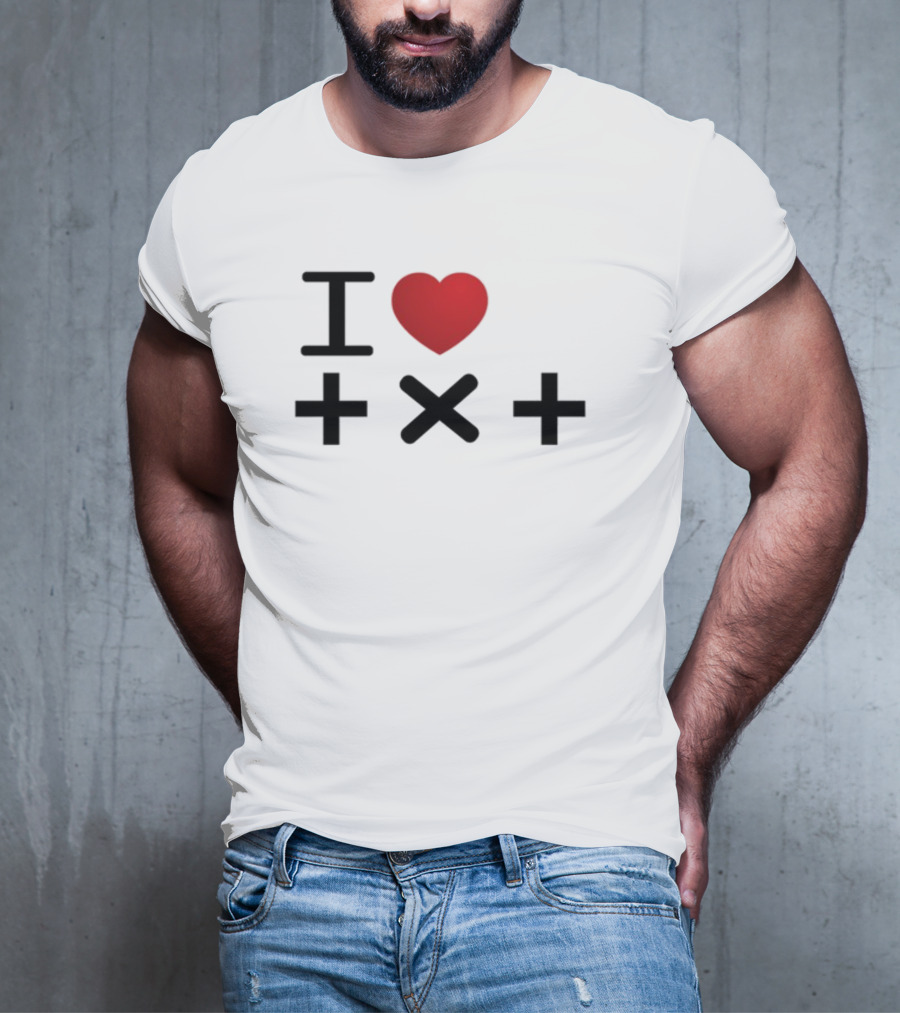I Love Plus X Plus T-Shirt