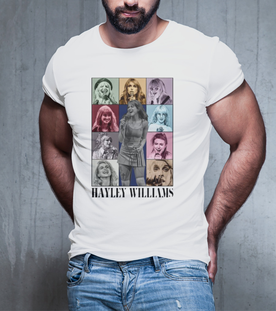 Vuccie Hayley Williams Paramore Collage Pop Art Photos T-Shirt