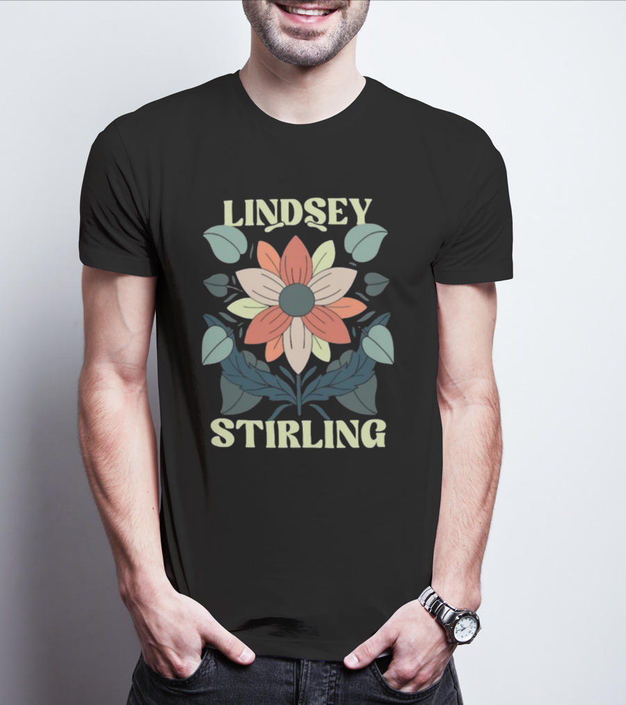 Lindsey Stirling Floral Design Flower T-Shirt