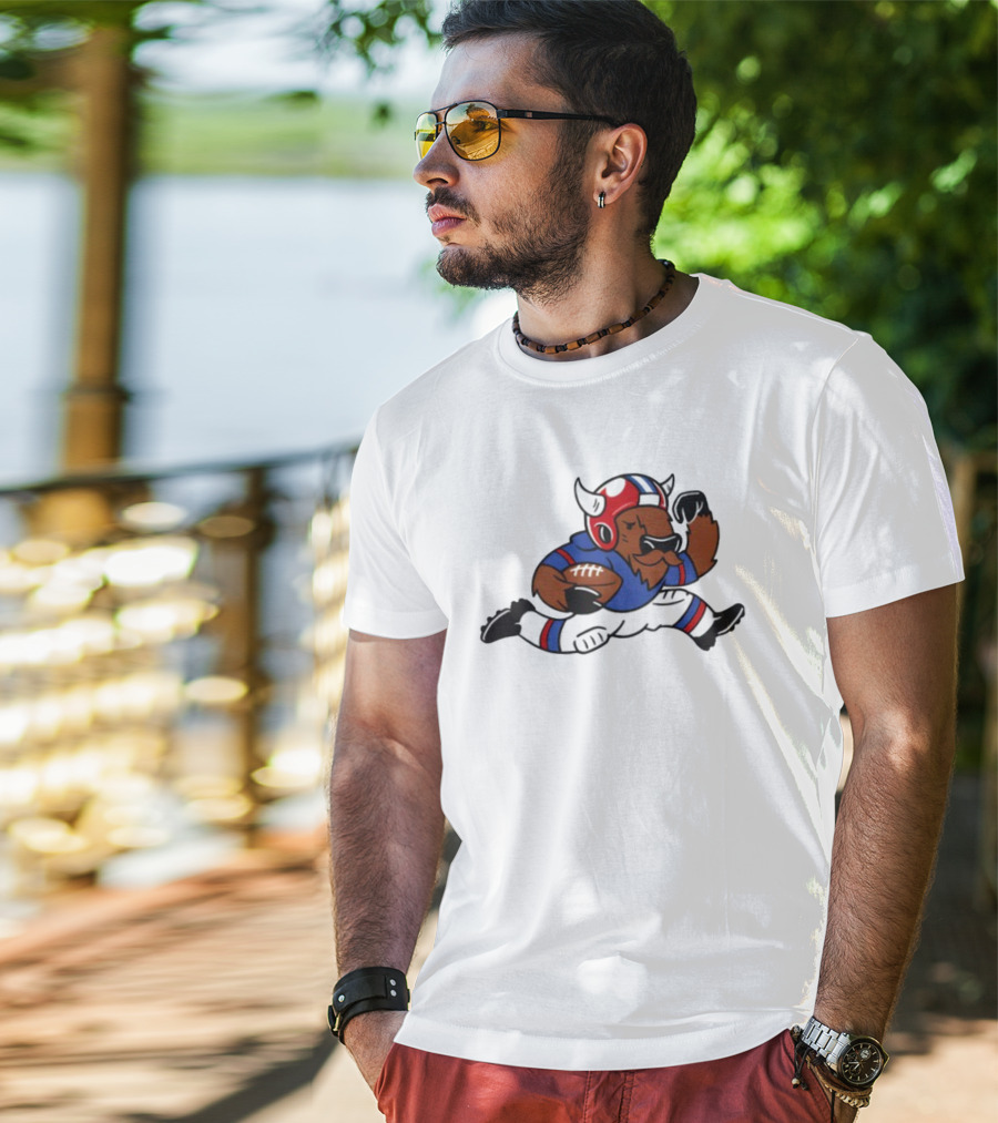 Buffalo Bison Football Run Monopoly Style 26Shirts Monopolizing Wins T-Shirt