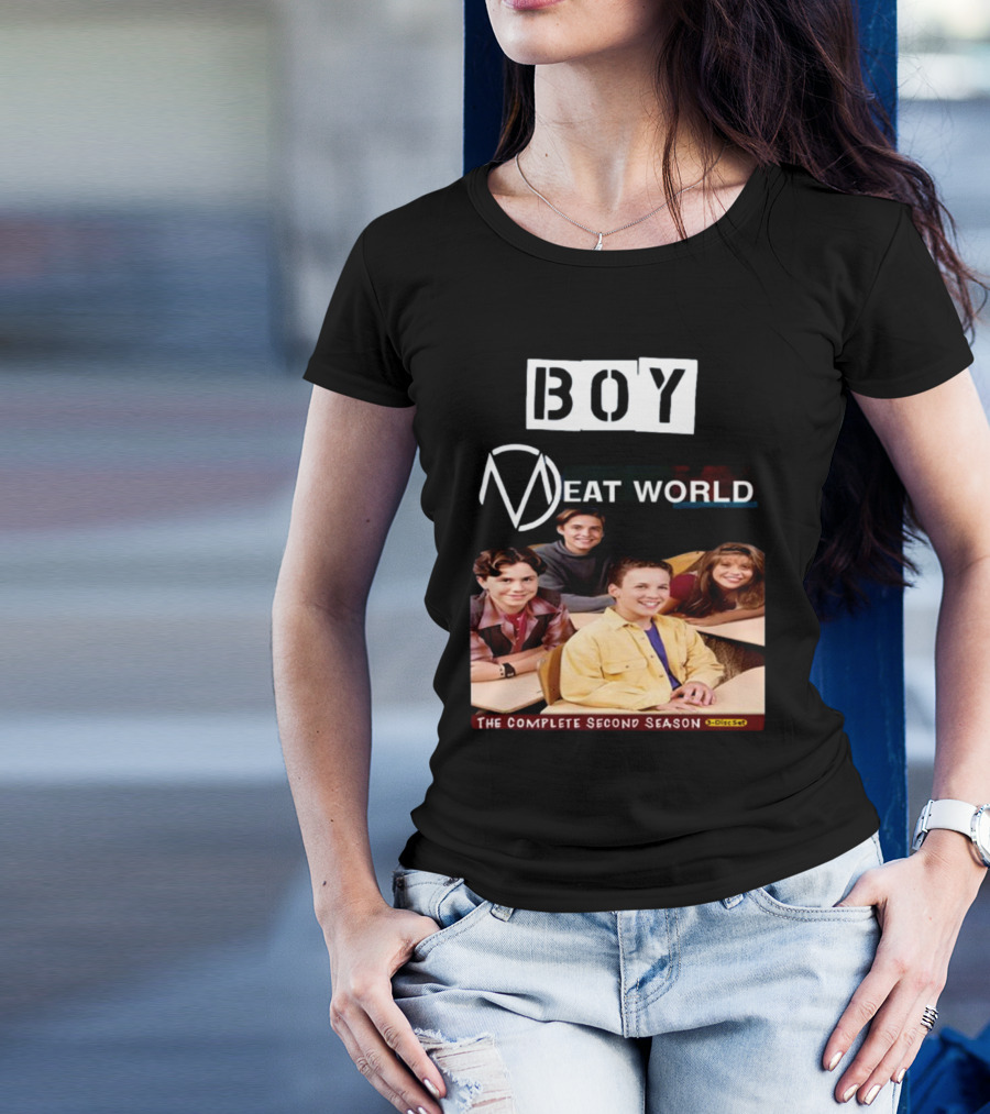 Boy Meat World The Complete Second Season DVD Cast Classroom T-Shirt
