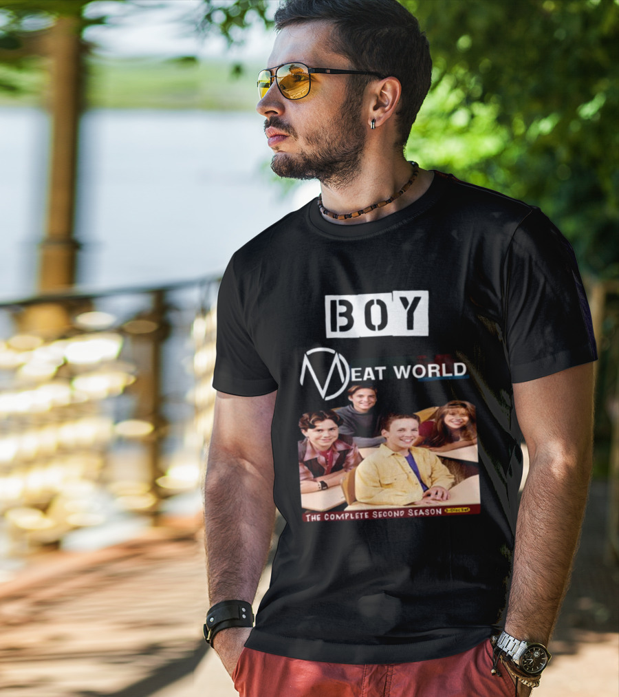 Boy Meat World The Complete Second Season DVD Cast Classroom T-Shirt