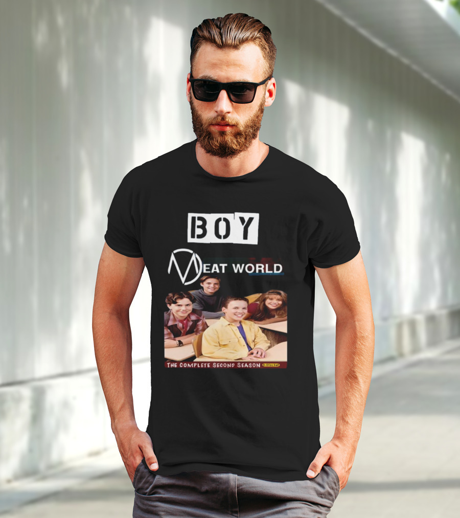 Boy Meat World The Complete Second Season DVD Cast Classroom T-Shirt