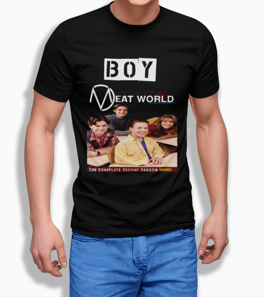 Boy Meat World The Complete Second Season DVD Cast Classroom T-Shirt