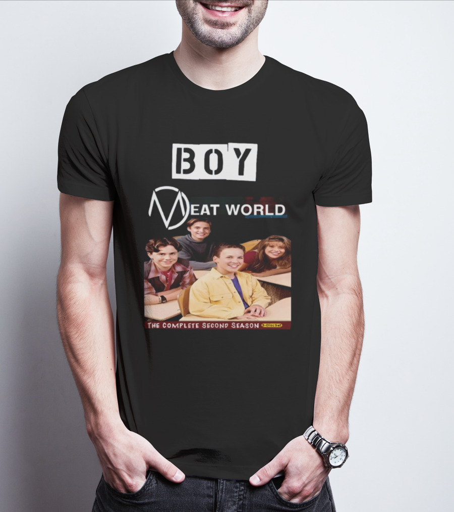 Boy Meat World The Complete Second Season DVD Cast Classroom T-Shirt