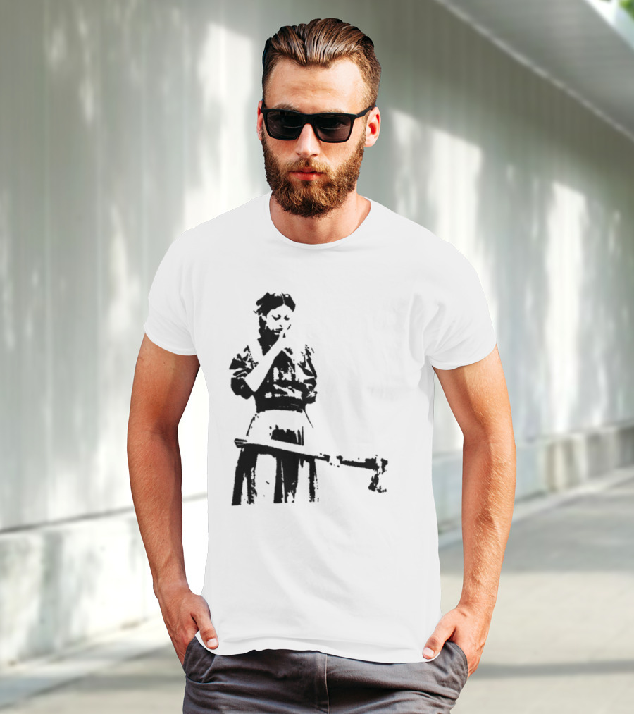 Mia Goth Pearl Film Character With Weapon T-Shirt