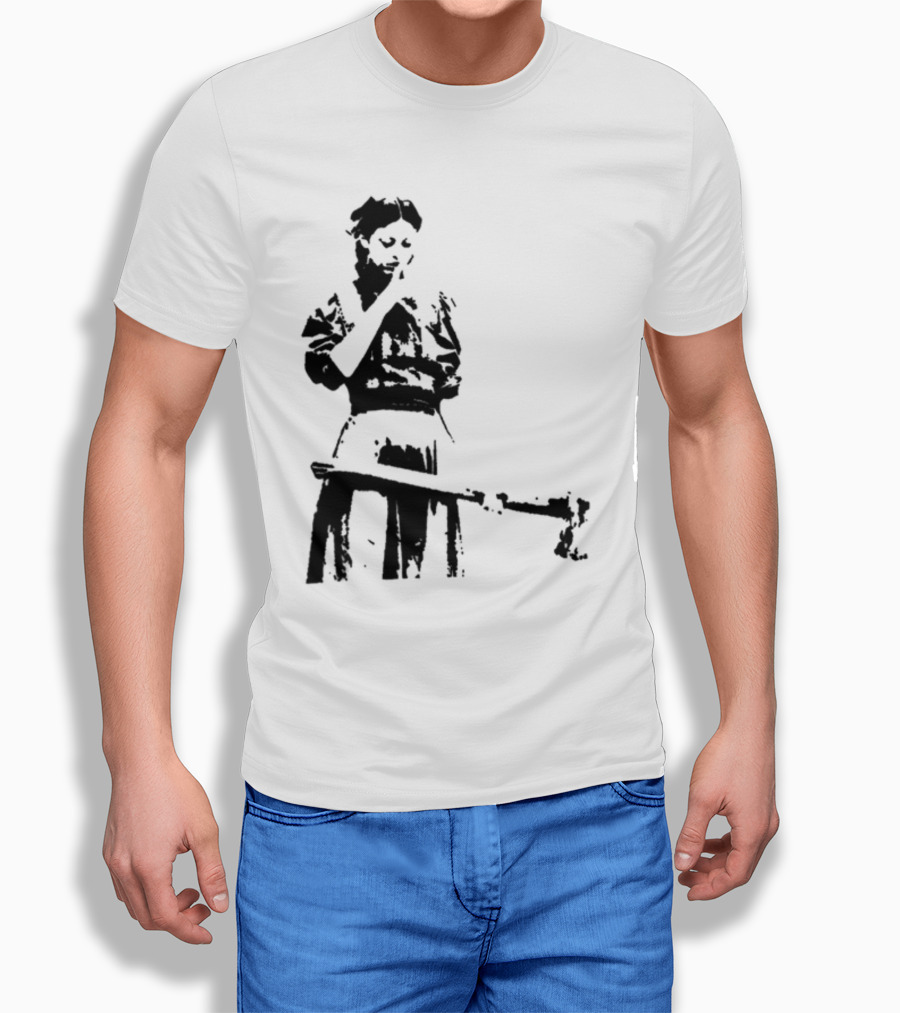 Mia Goth Pearl Film Character With Weapon T-Shirt