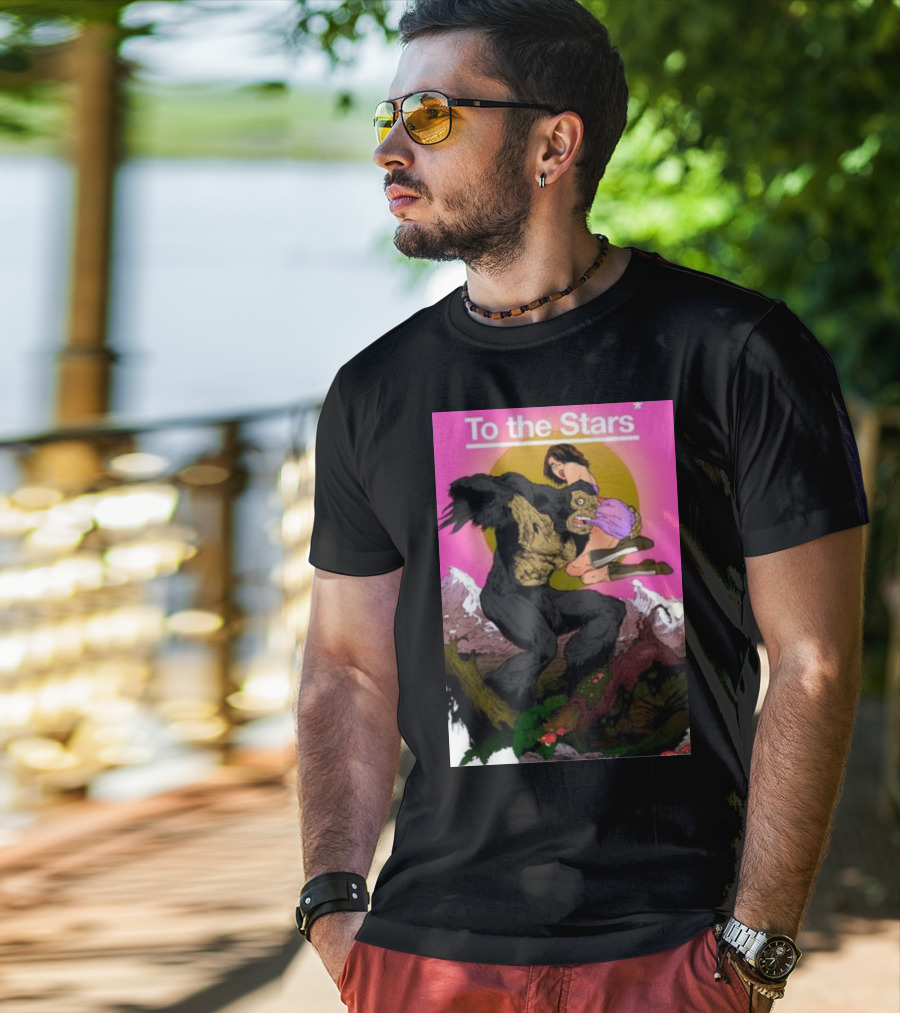 To The Stars Bigfoot Comic By Thomas Tenney T-Shirt