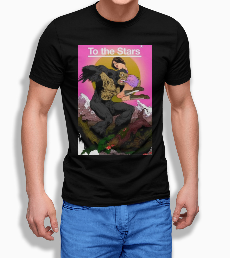 To The Stars Bigfoot Comic By Thomas Tenney T-Shirt