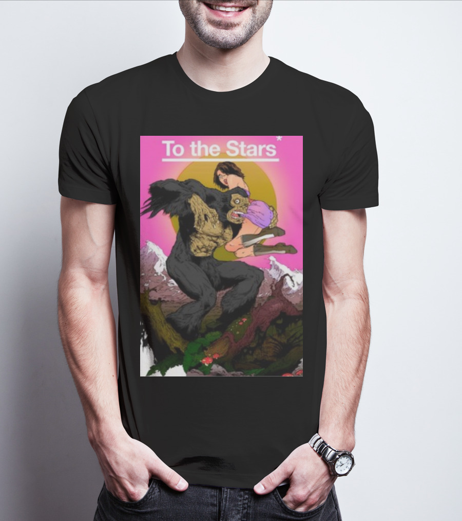 To The Stars Bigfoot Comic By Thomas Tenney T-Shirt