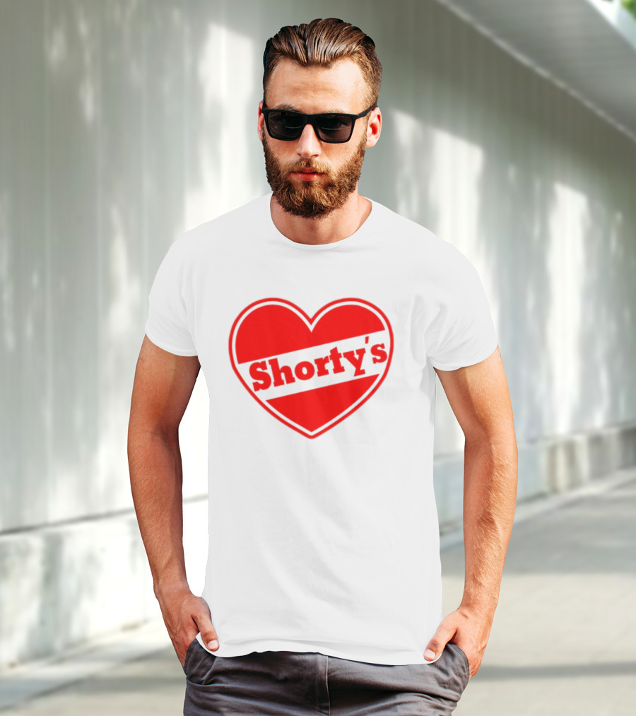 Shorty's Heart Logo Red Heart T-Shirt
