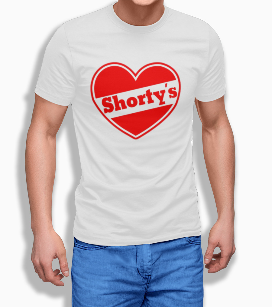 Shorty's Heart Logo Red Heart T-Shirt