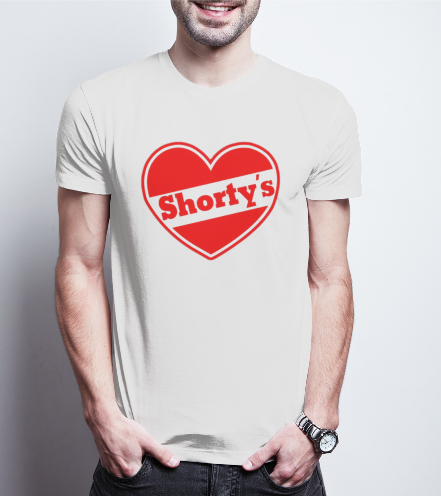 Shorty's Heart Logo Red Heart T-Shirt