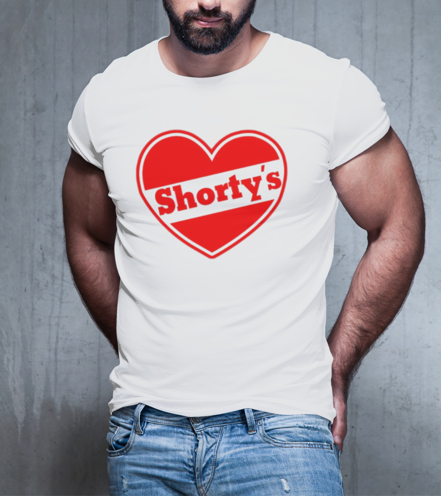 Shorty's Heart Logo Red Heart T-Shirt