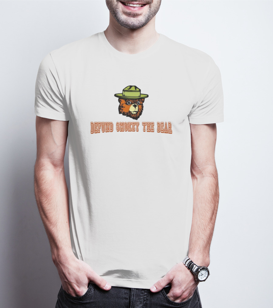 Niceshirtthanks Defund Smokey The Bear T-Shirt