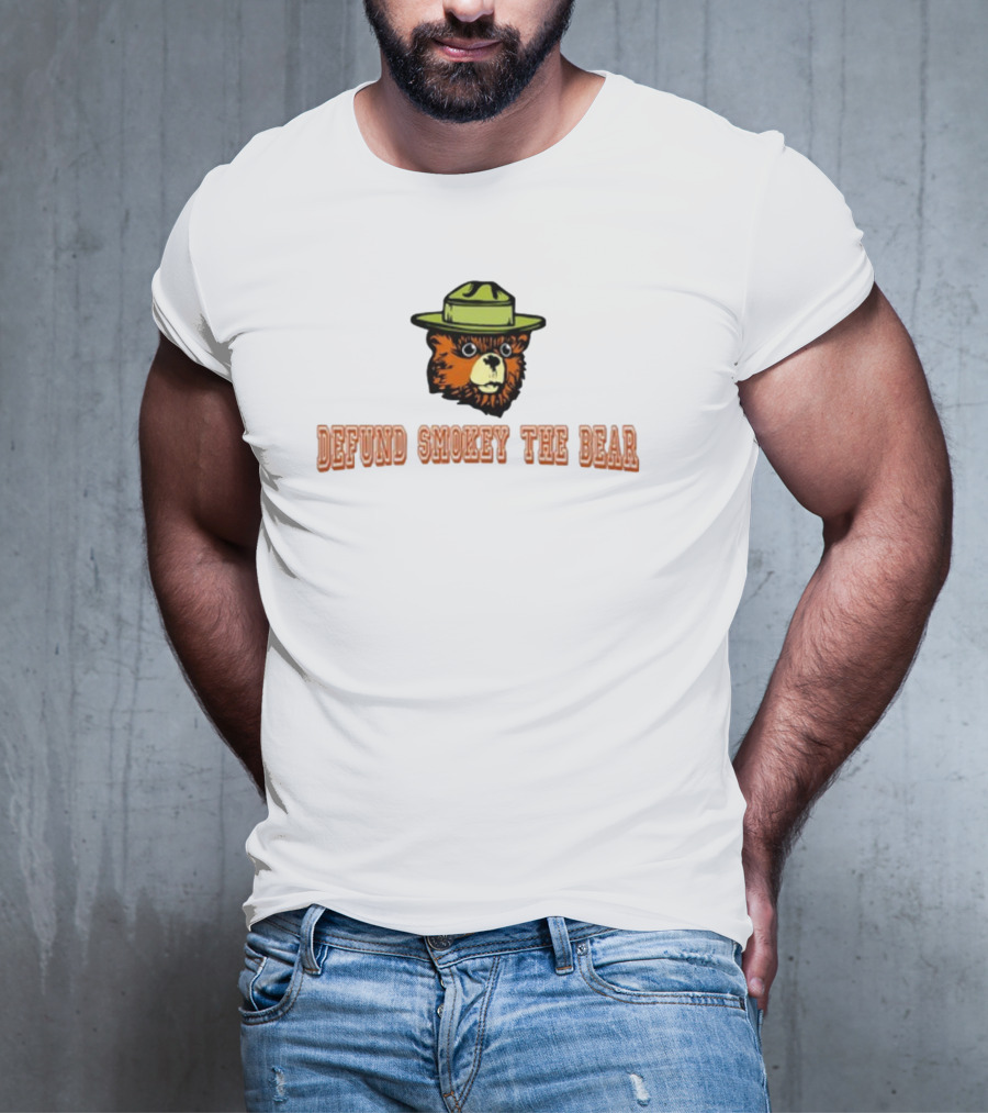 Niceshirtthanks Defund Smokey The Bear T-Shirt