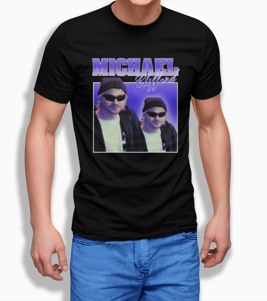 Tha5SOSFamily Vintage Michael Clifford Double Portrait T-Shirt