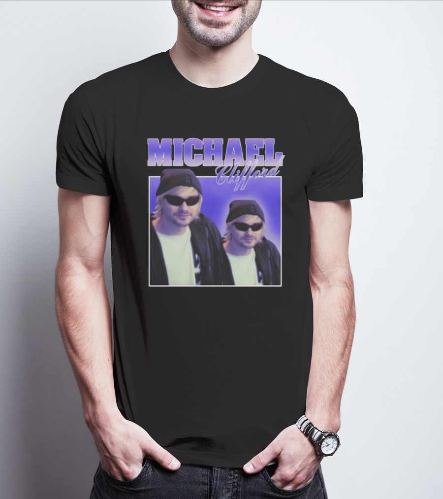 Tha5SOSFamily Vintage Michael Clifford Double Portrait T-Shirt