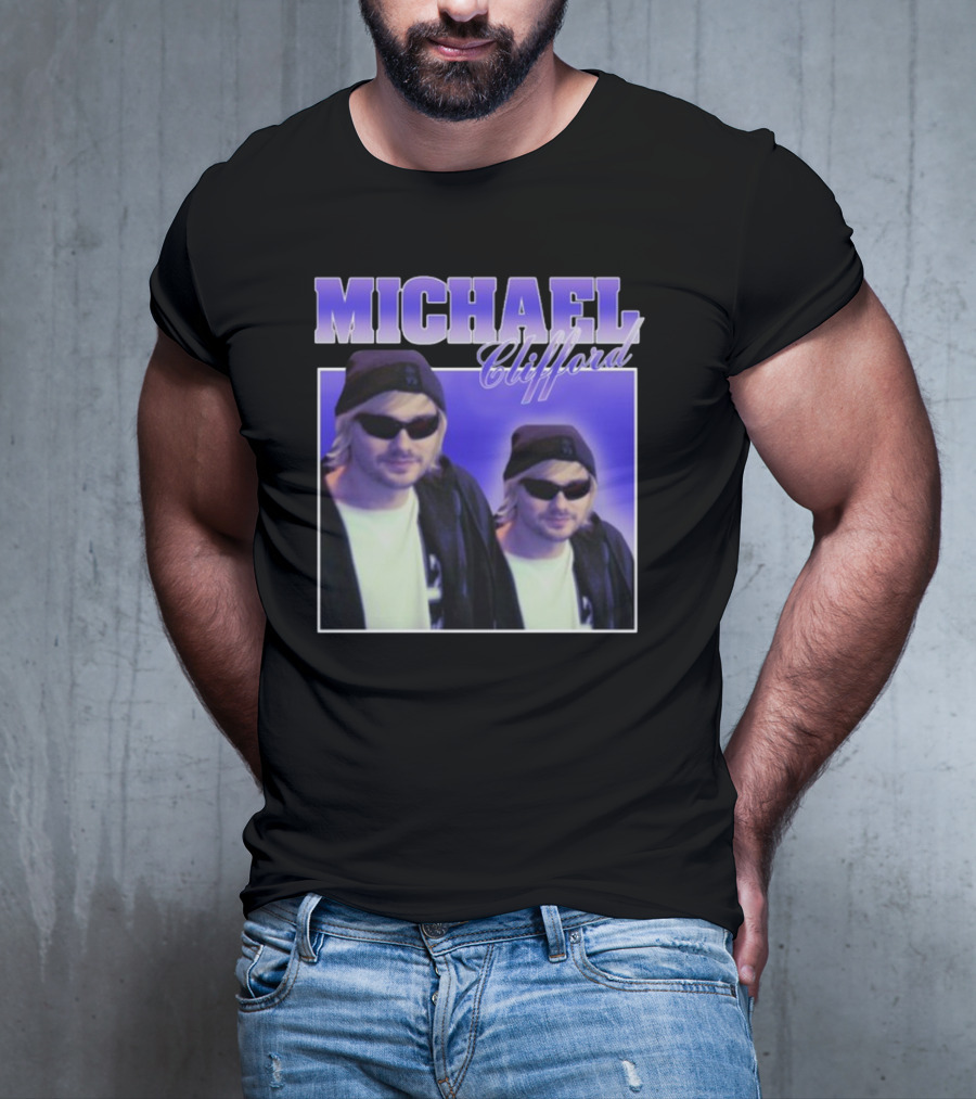 Tha5SOSFamily Vintage Michael Clifford Double Portrait T-Shirt