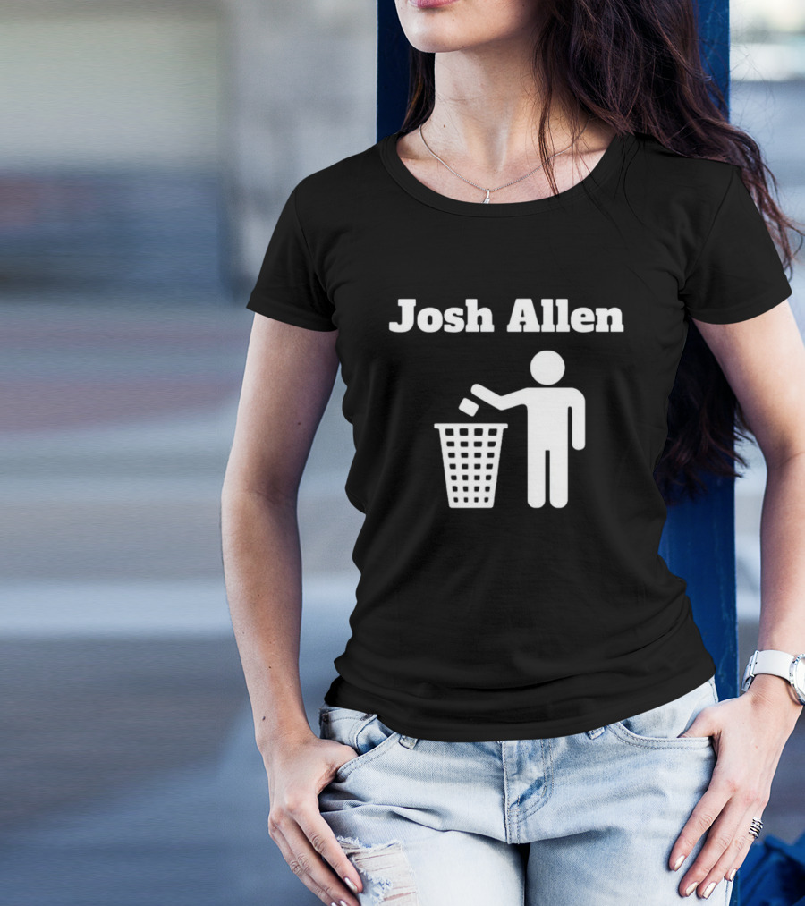Josh Allen Trash Iconic Disposal Mock T-Shirt