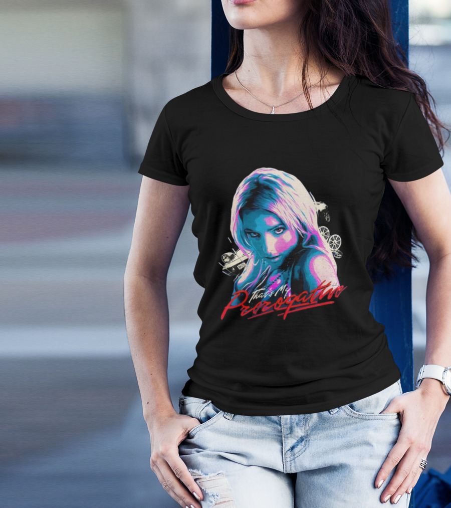 Nordacious Britney Spears That's My Prerogative Retro Car Aesthetic T-Shirt