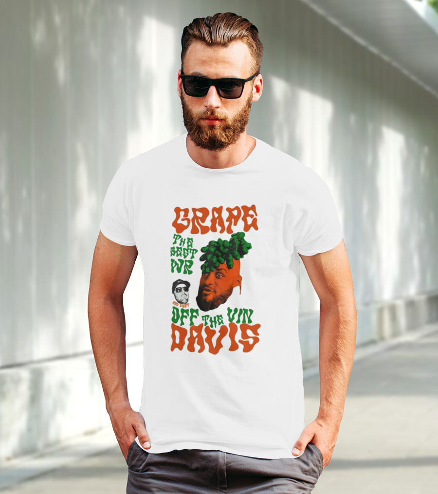 Grape Davis The Best WR Off The Vine T-Shirt