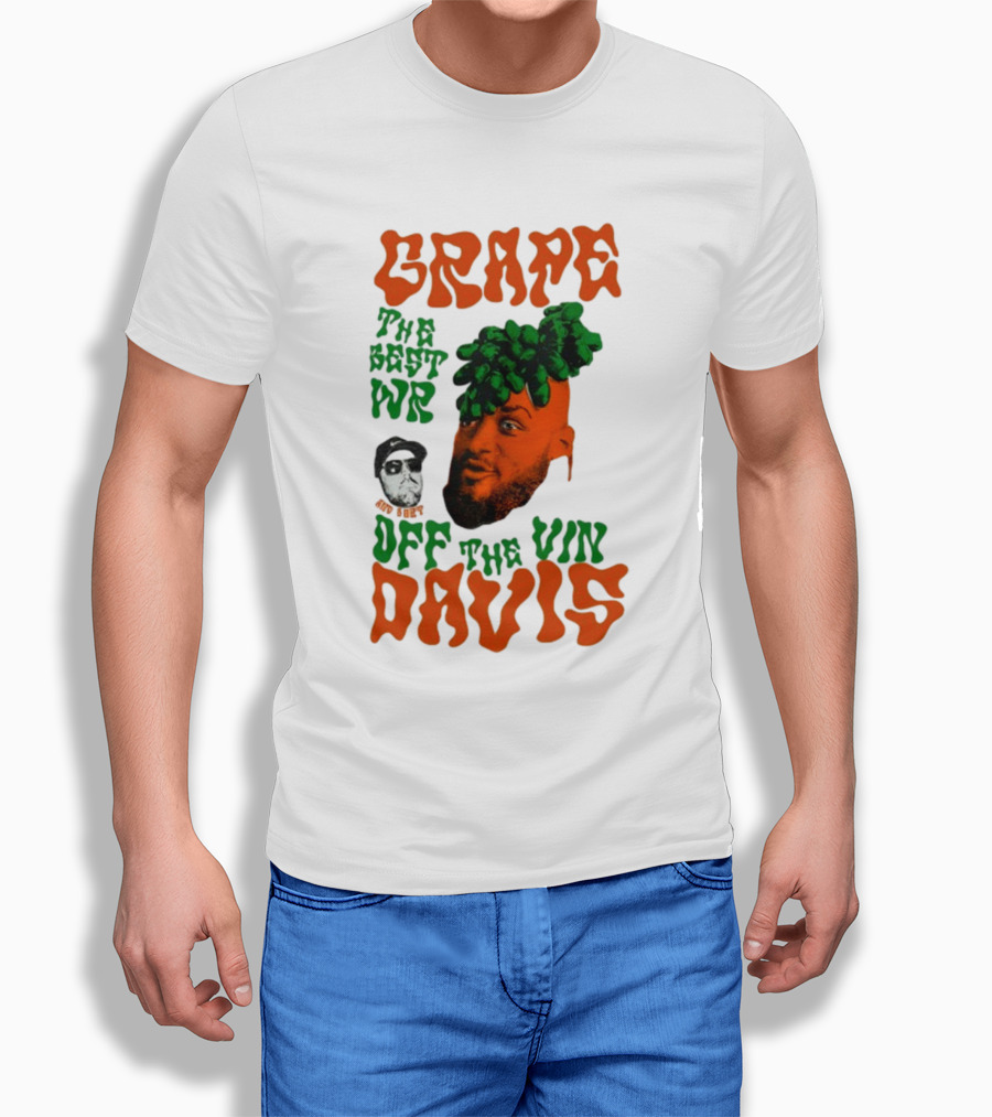 Grape Davis The Best WR Off The Vine T-Shirt