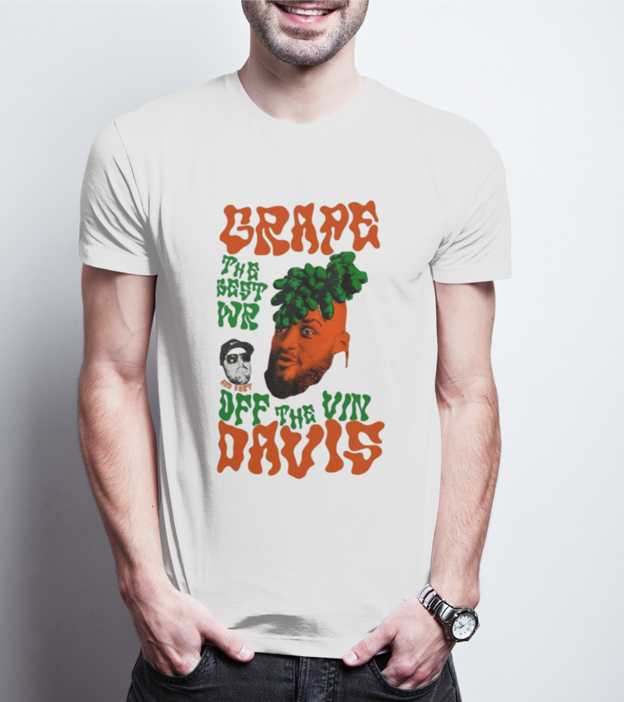 Grape Davis The Best WR Off The Vine T-Shirt