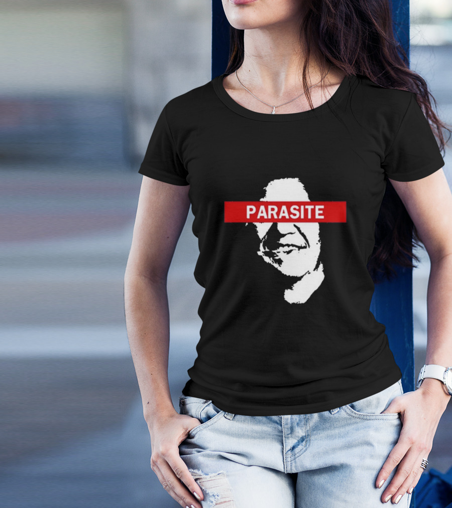 Nabunturanguy Davaomigrant Parasite Face Red Bar Iconic T-Shirt