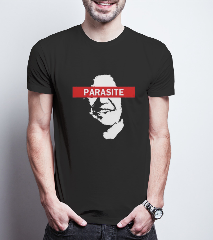 Nabunturanguy Davaomigrant Parasite Face Red Bar Iconic T-Shirt