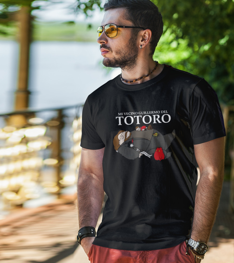 Mi Vecino Guillermo Del Totoro Guillermo Del Toro Totoro Crossover T-Shirt