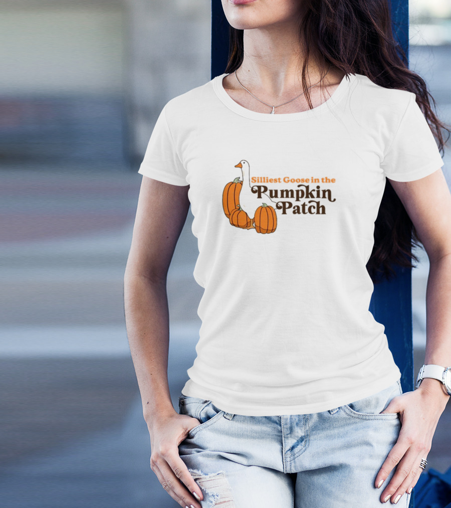 Silliest Goose In The Pumpkin Patch T-Shirt
