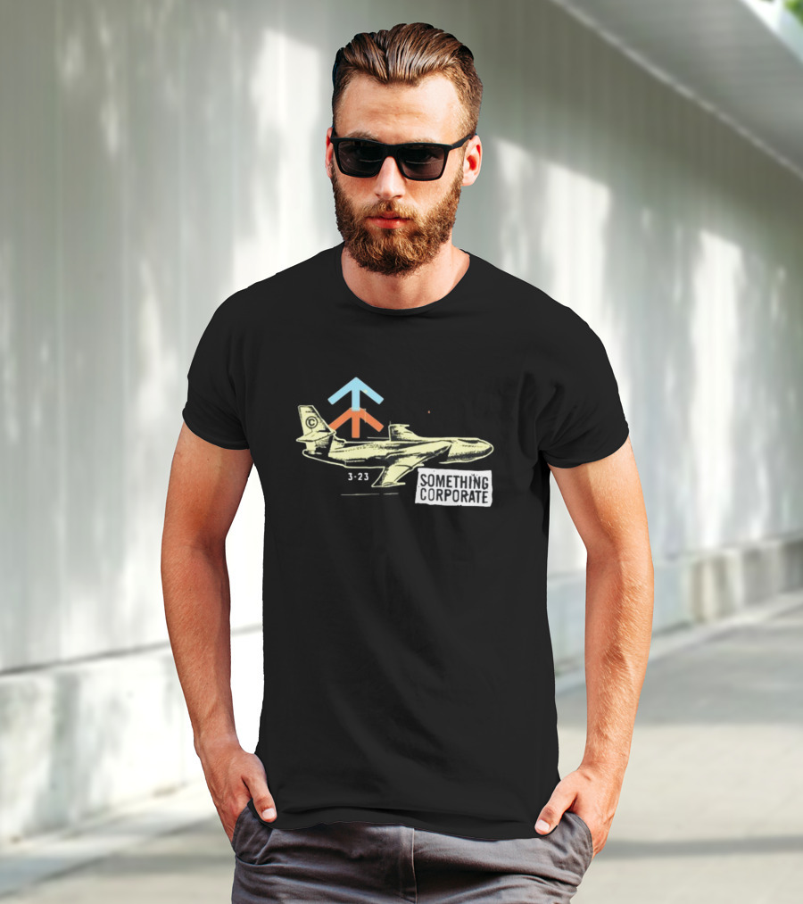 Something Corporate North Airplane 3-23 T-Shirt