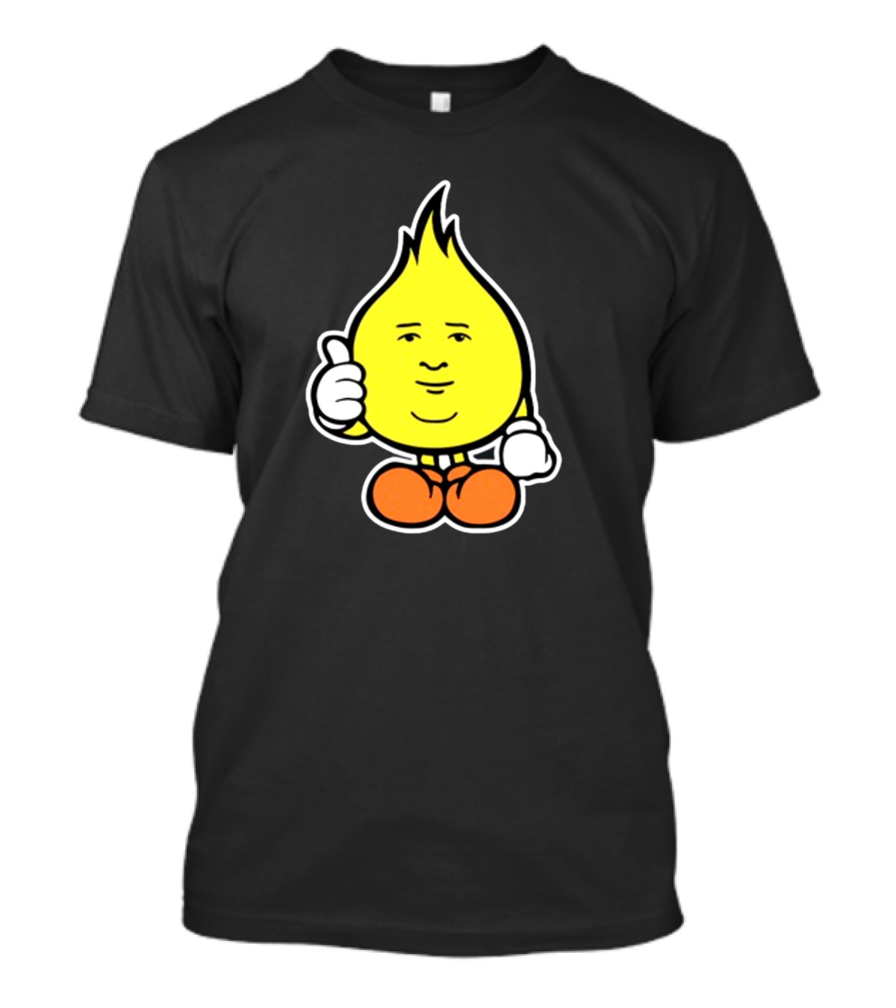 Flamebob Thumbs Up Cartoon Character T-Shirt