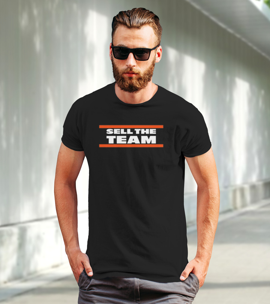 Big Cat Sell The Team Chi Sports Commentary Fan T-Shirt