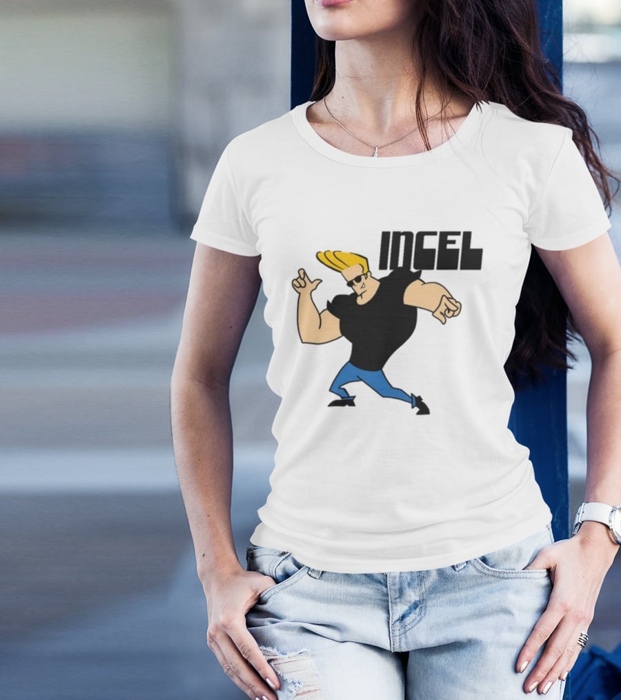 Incel Character With Blond Hair And Sunglasses T-Shirt