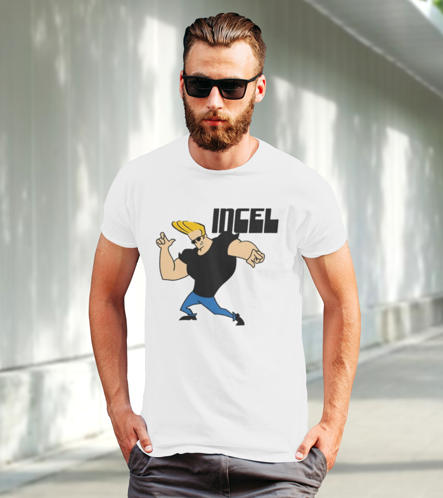 Incel Character With Blond Hair And Sunglasses T-Shirt